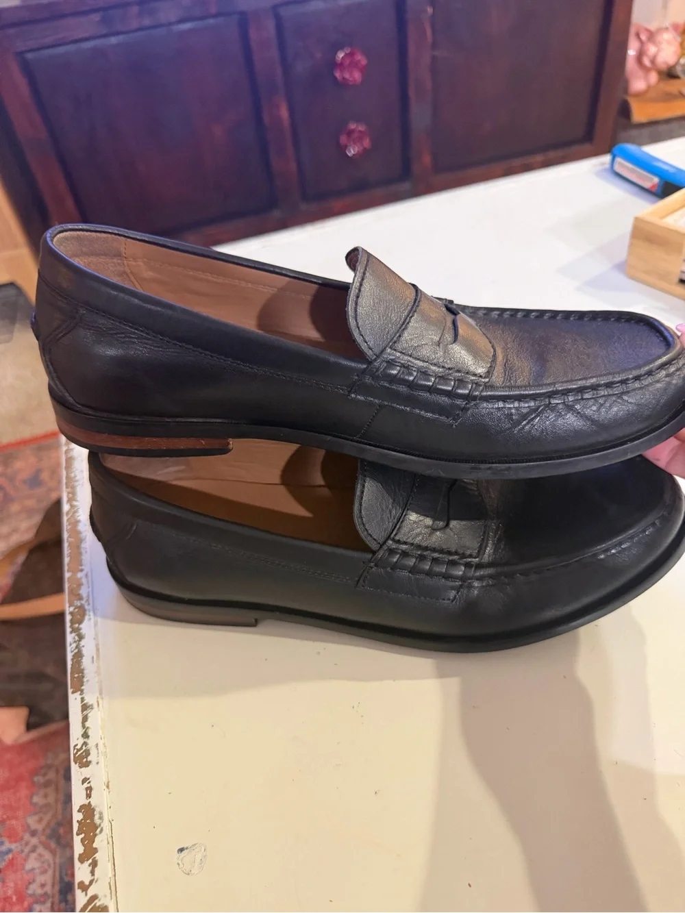 Cole Haan Pinch Grand Classic Penny Loafers Men’s 11M Black Leather Grand.ØS